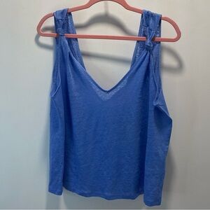H&M Blue Sleeveless Tank Top